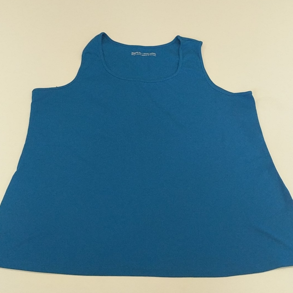 Penningtons Blue Shape fit ribbed tank